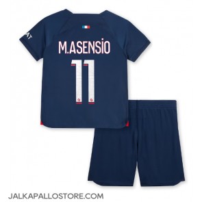 Paris Saint-Germain Marco Asensio #11 Kotipaita Lapsille 2023-24 Lyhythihainen (+ shortsit)